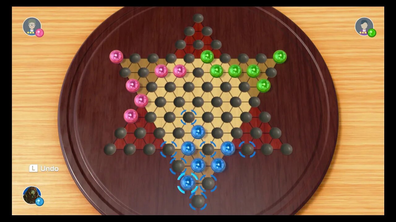 Clubhouse Games: 51 Worldwide Classics (Switch) - Game #12: Chinese Checkers