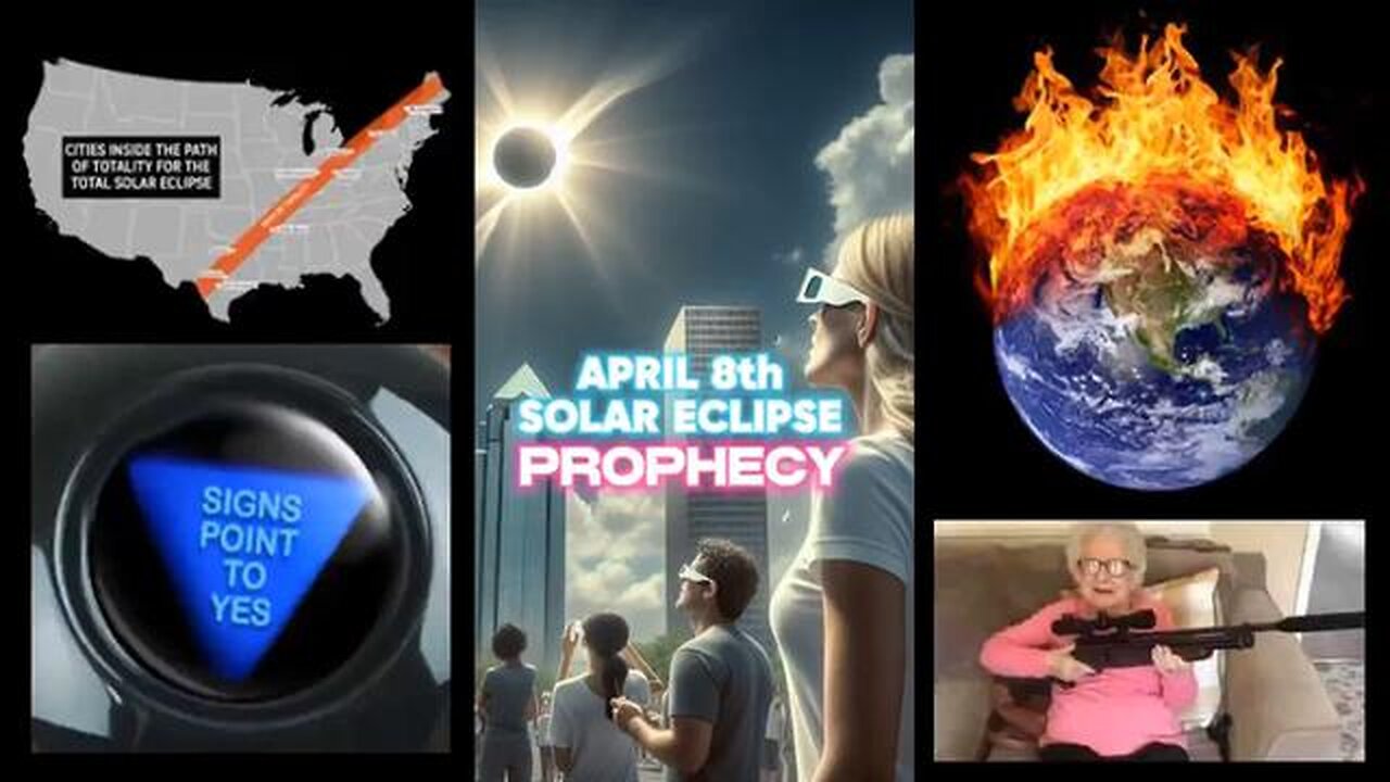 SOLAR ECLIPSE APRIL 8th - #CICADAS #TSUNAMI #COMET #FALSEFLAG #NATIONALGUARD 👀✨