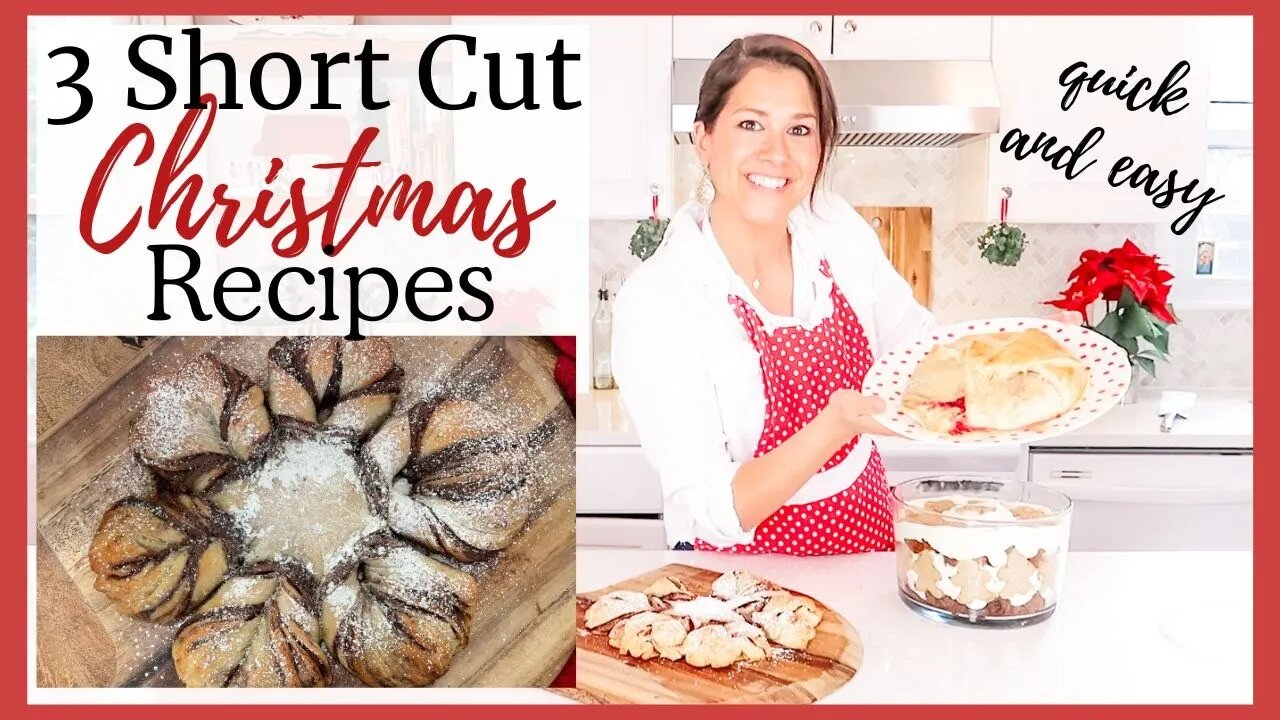 3 Super Easy Shortcut Appetizers for Christmas Entertaining!