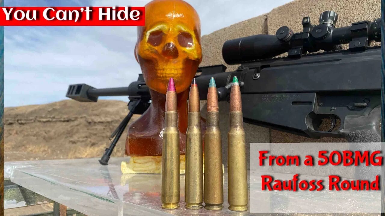 You Can't Hide From a 50 BMG Raufoss Round