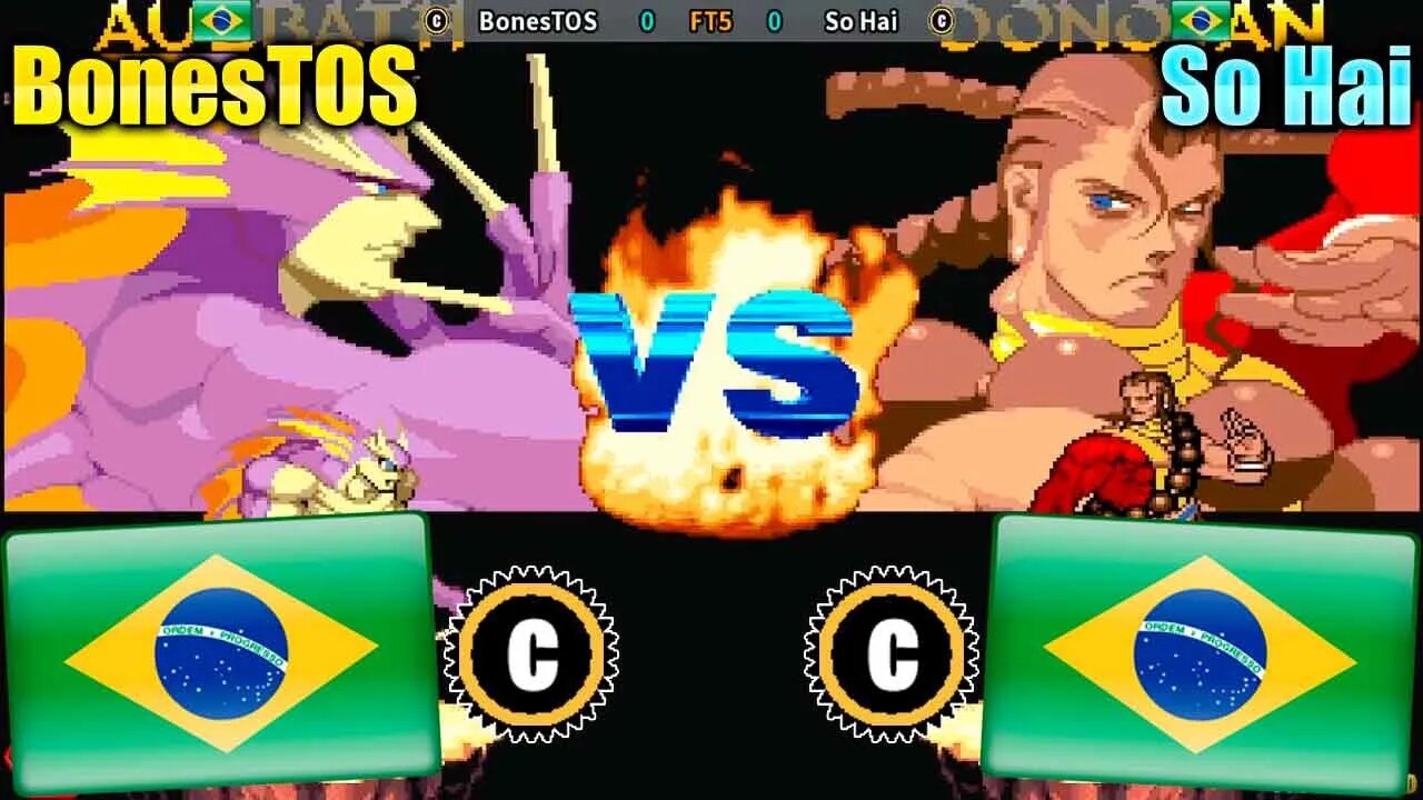 Vampire Hunter: Darkstalkers Revenge (BonesTOS Vs. So Hai) [Brazil Vs. Brazil]