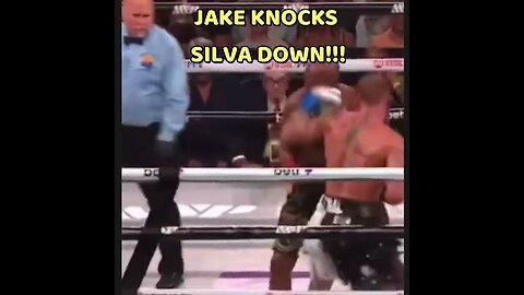 Jake Paul KNOCKDOWN! Anderson Silva (CRAZY!!)