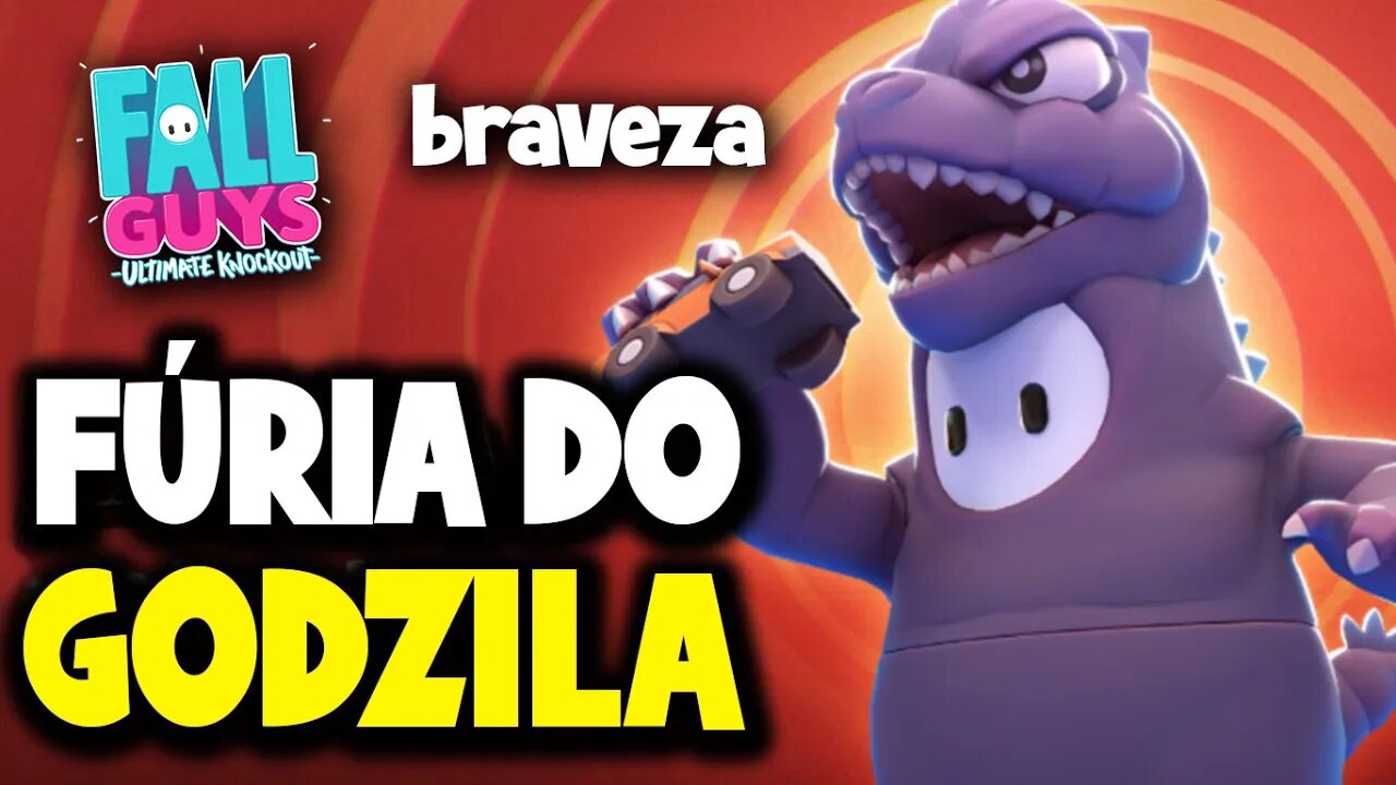 Fall Guys - Ao vivo - Fúria do Godzila