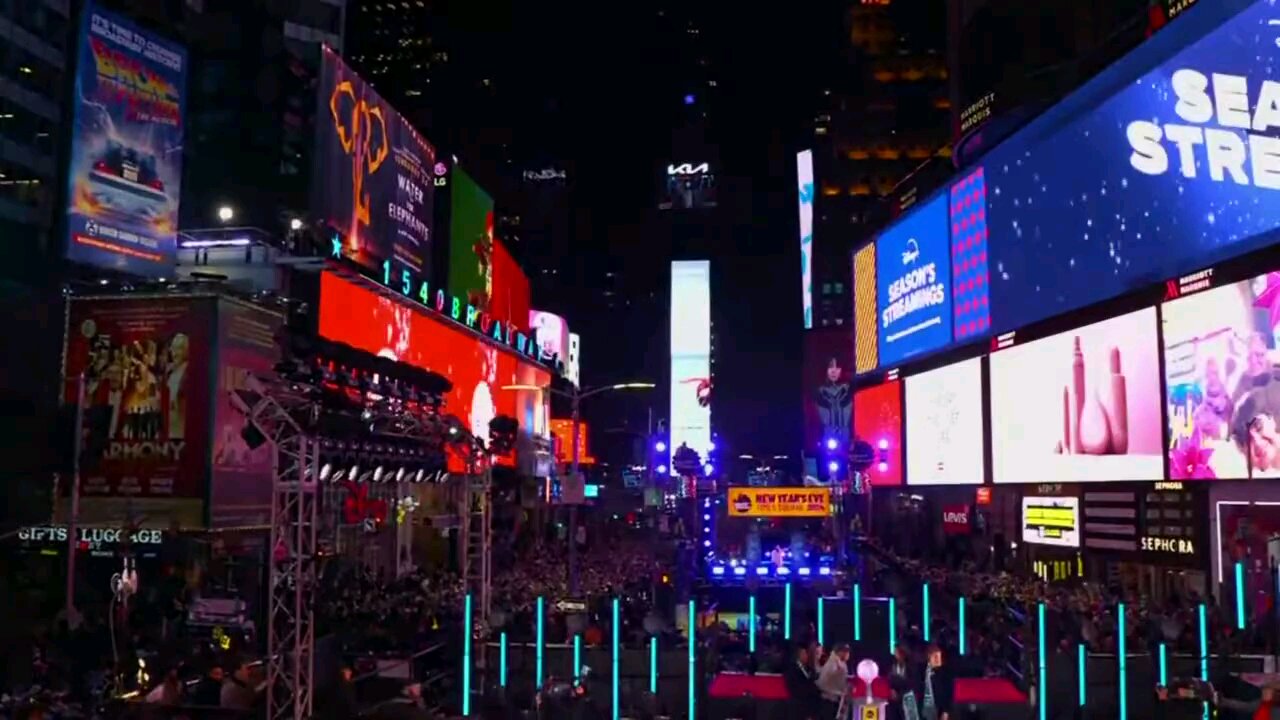 New Year's countdown