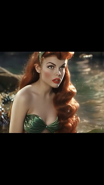( Cool 😎 AI ) Nonexistent 1950’s Little Mermaids 🧜🏼‍♀️ Film 🎥