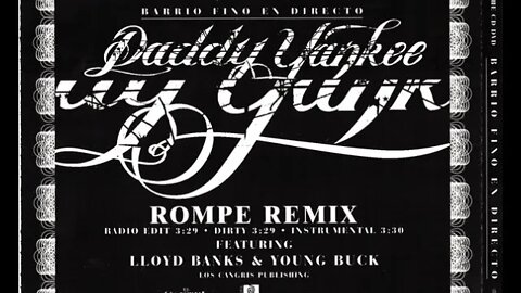 Daddy Yankee - Rompe (Latin Version) (Backwards)