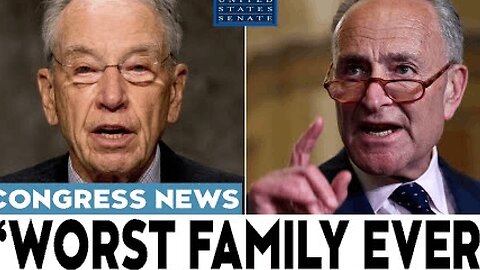 Watch Chuck Schumer caught RED-HANDED in 'Biden's finance' c.ase with Schiff...Grassley JAILS them