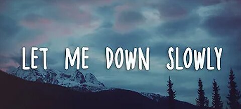 Alec Benjamin - Let Me Down Slowly (Lyrics)