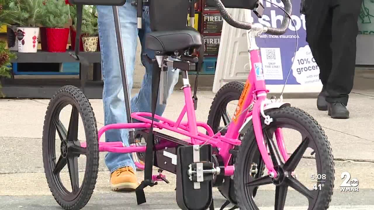 Safeway foundation gifts 11-year-old with an adaptive bike