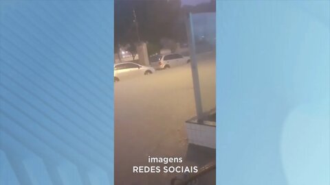 Vale do Mucuri temporal alaga ruas e deixa moradores preocupados em Carlos Chagas