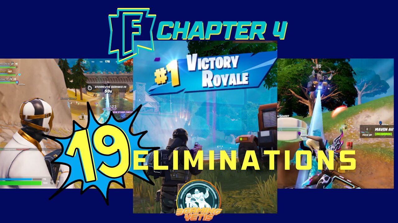 FORTNITE GAMEPLAY 19 Eliminations with a VICTORY!🤩👑