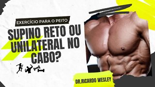 Supino unilateral no cabo ou Supino reto para estimular o peitoral?#hipertrofia #hipertrofiamuscular