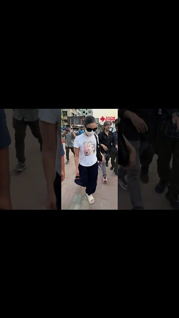 Alia Bhatt REFUSES from removing her mask as she arrives at the jetty