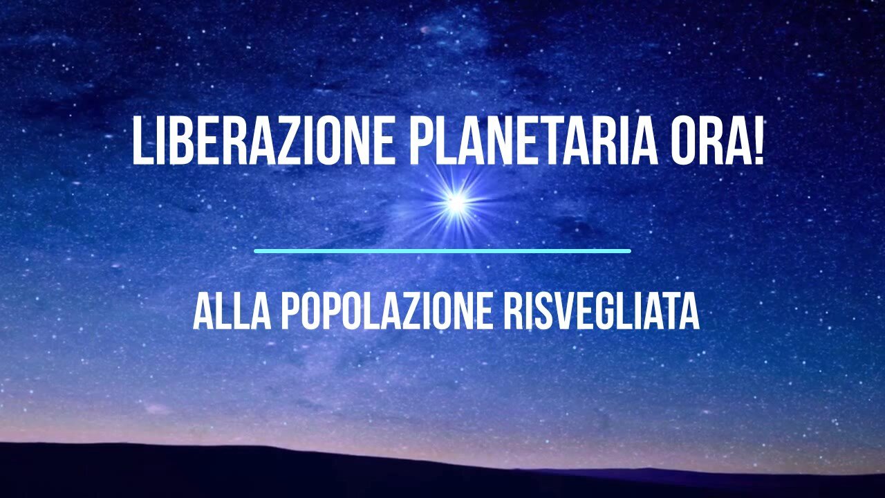 Petizione di liberazione planetaria - Italian promotional video