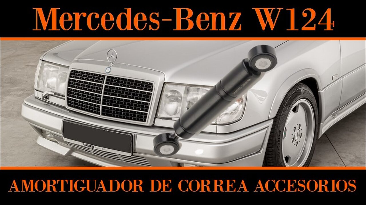 Mercedes-Benz W124 - Cómo reemplazar el amortiguador de tensor de correa de accesorios reparacion