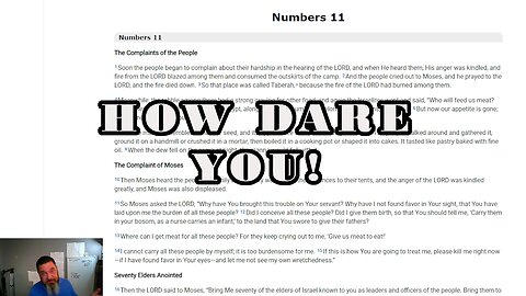 The PUNISHMENT for QUESTIONS Numbers 11-12