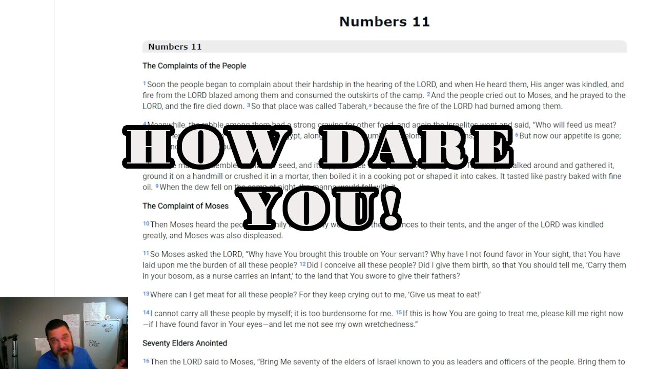 The PUNISHMENT for QUESTIONS Numbers 11-12
