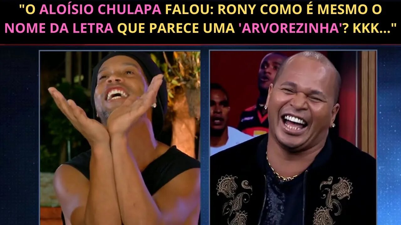 RONALDINHO GAÚCHO CONTA A HISTÓRIA DO ALOÍSIO CHULAPA E O "Y"