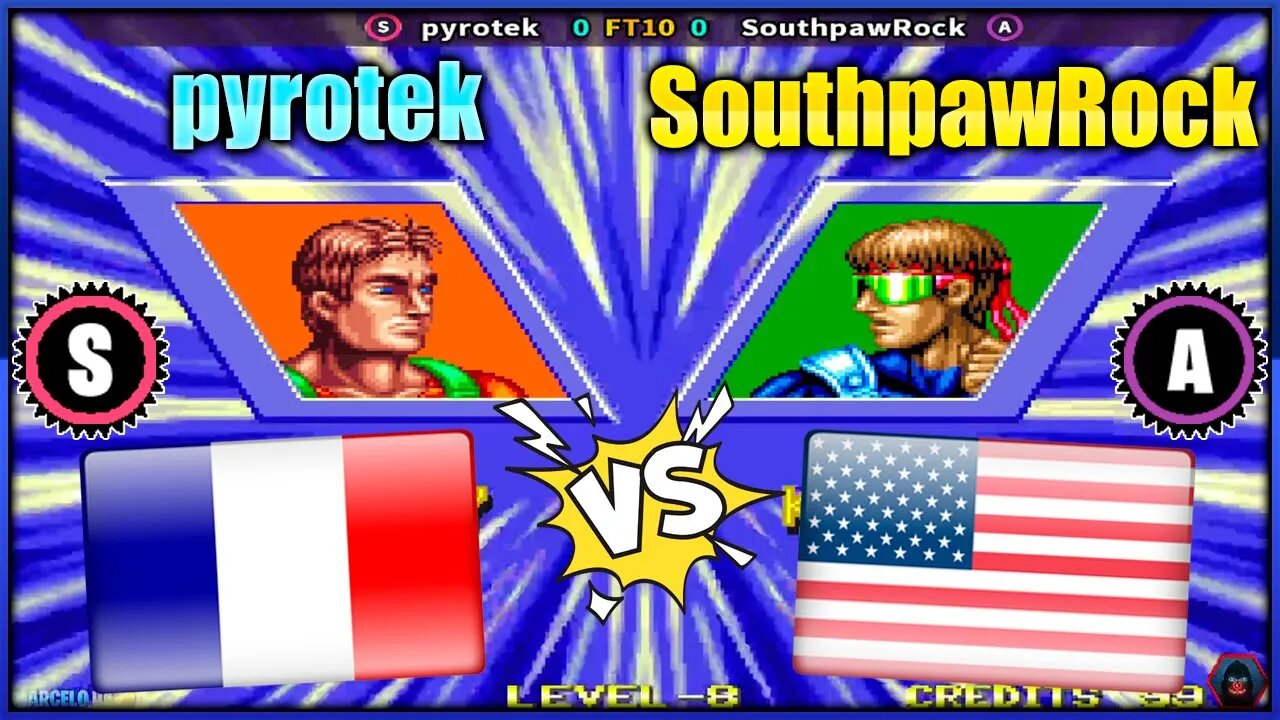 Windjammers (pyrotek Vs. SouthpawRock) [France Vs. U.S.A.]