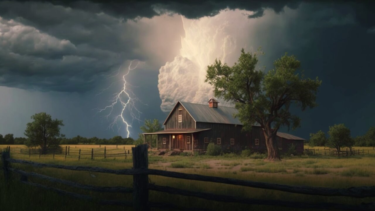 ⛈️ 11 Hours of Thunderstorm Sounds in the Illinois Countryside