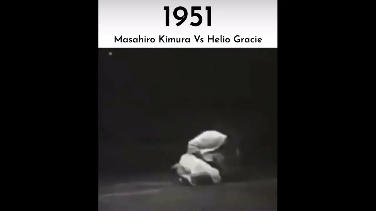 History 1951 combat Mashario Kimura VS Helio Gracie #bjj #jiujitsu #bjjlifestyle #bjjselfdefense.