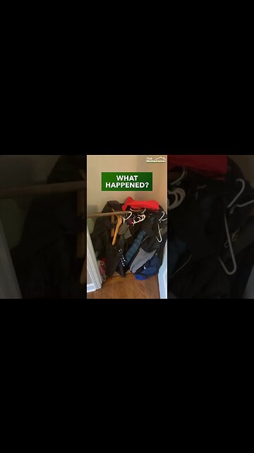 How to Fix a Closet Rod #shorts