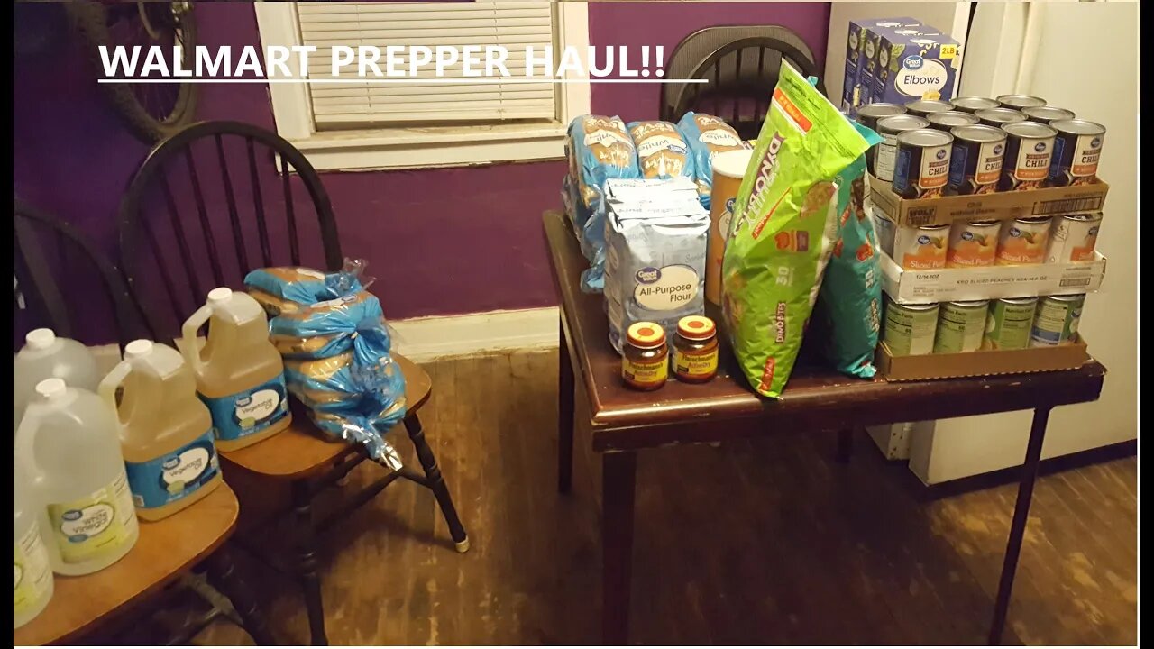 GRAIN PREPPER HAUL! WALMART PREPPER HAUL!! PREP WHILE YOU CAN!