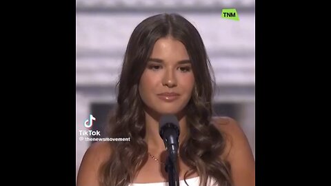 Captioned - Trump’s grandchild speaks at RNC
