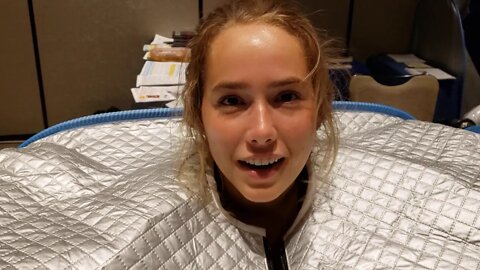Claire Discovers how the Relax Sauna Feels Different from Other Saunas