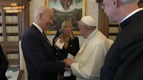Biden to Pope: "Next time I see you.. you have to buy the drinks."