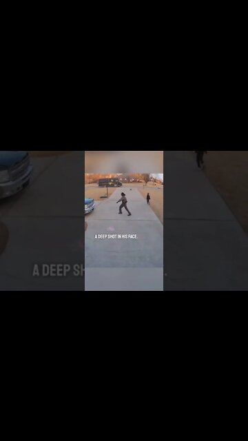UPS driver stopped to play basketball with a young kid playing by himself 👏❤️