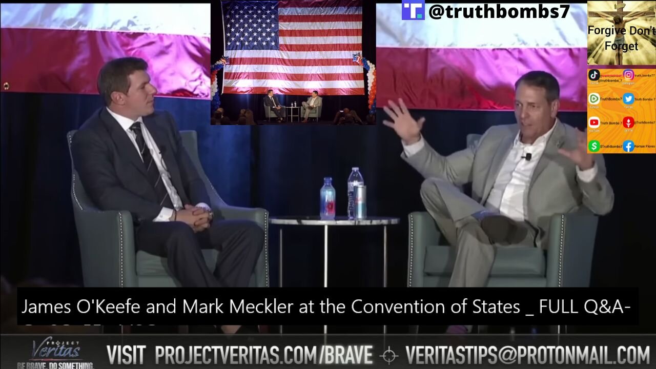 10/15/2022 James O'Keefe and Mark Meckler at the Convention of States | FULL Q&A