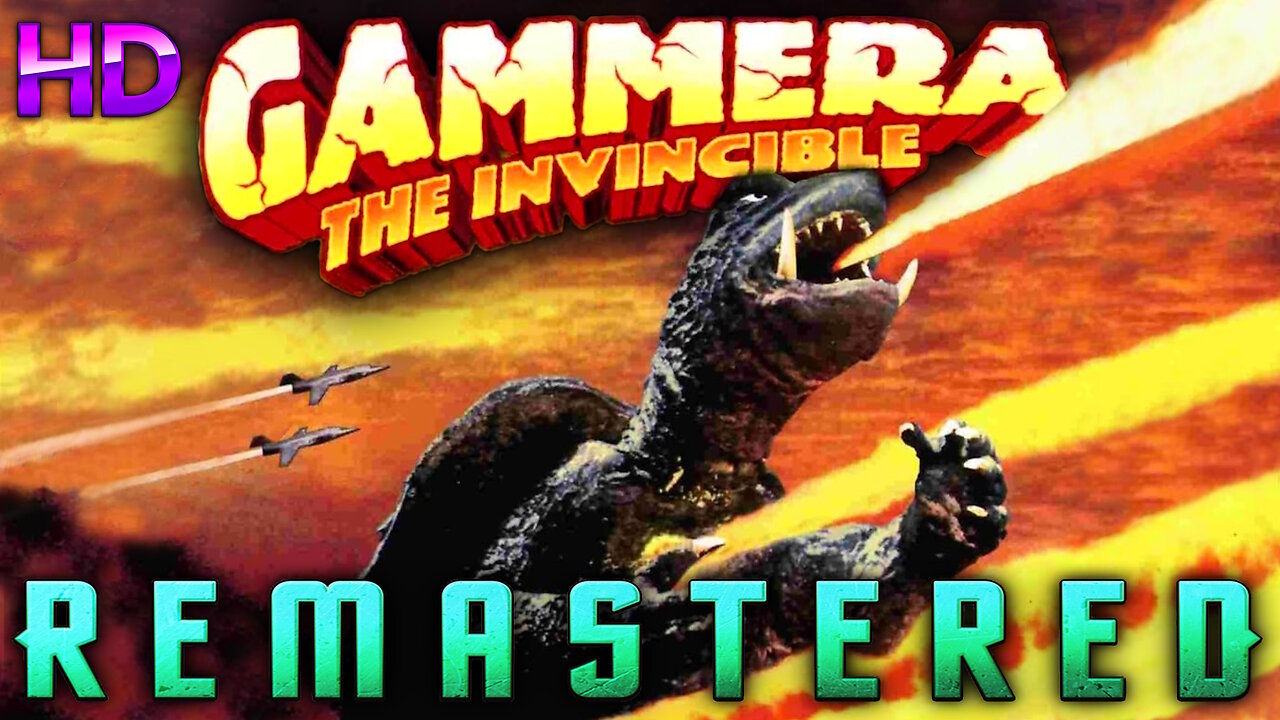 GAMMERA THE INVINCIBLE - AI REMASTERED - Cult Japanese Science Fiction Film