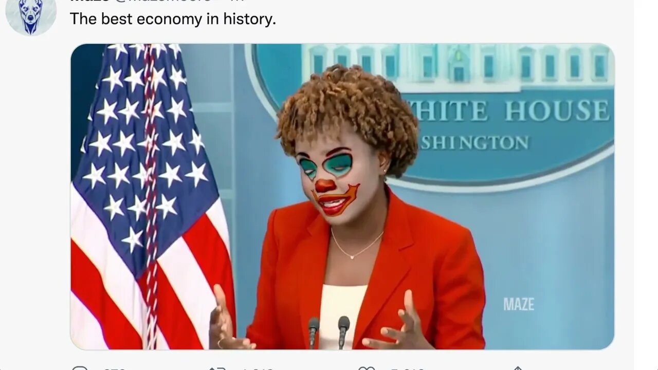 🤡「歷史上最好的經濟」🤡