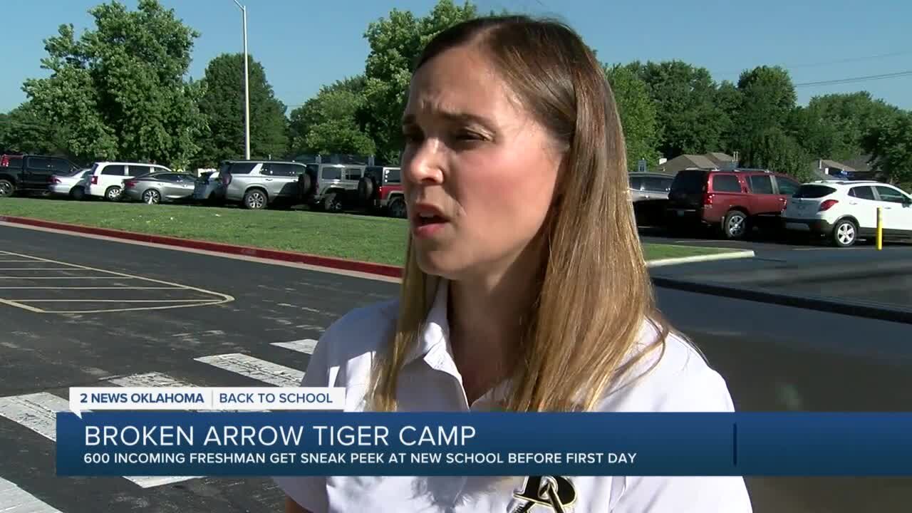 Broken Arrow Freshmen Academy hosts first Tiger Camp