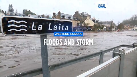 Germany in floods strom