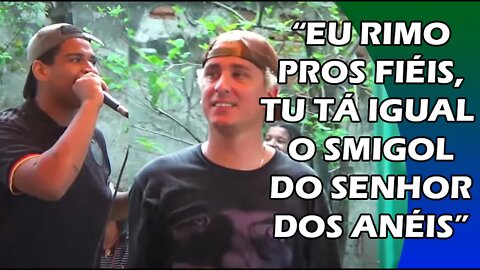 RAFAEL PORTUGAL É ESCULACHADO NA BATALHA DE RIMA COM GORDÃO DA ZN