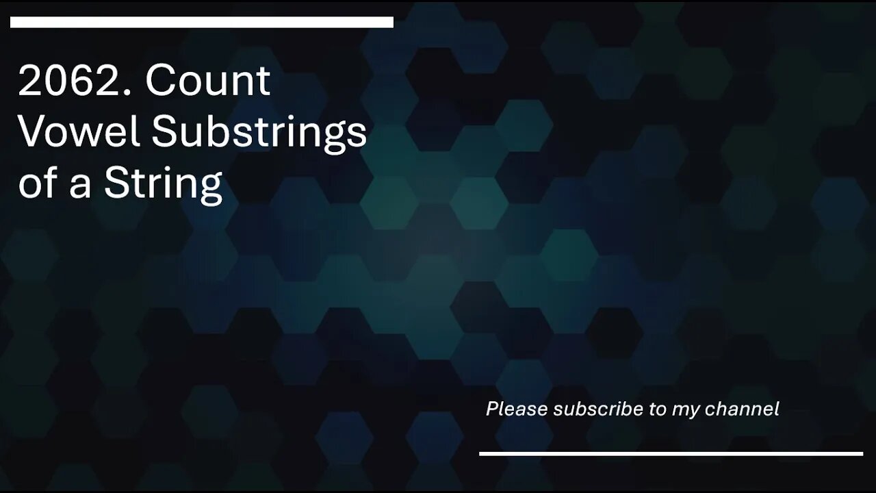 2062. Count Vowel Substrings of a String