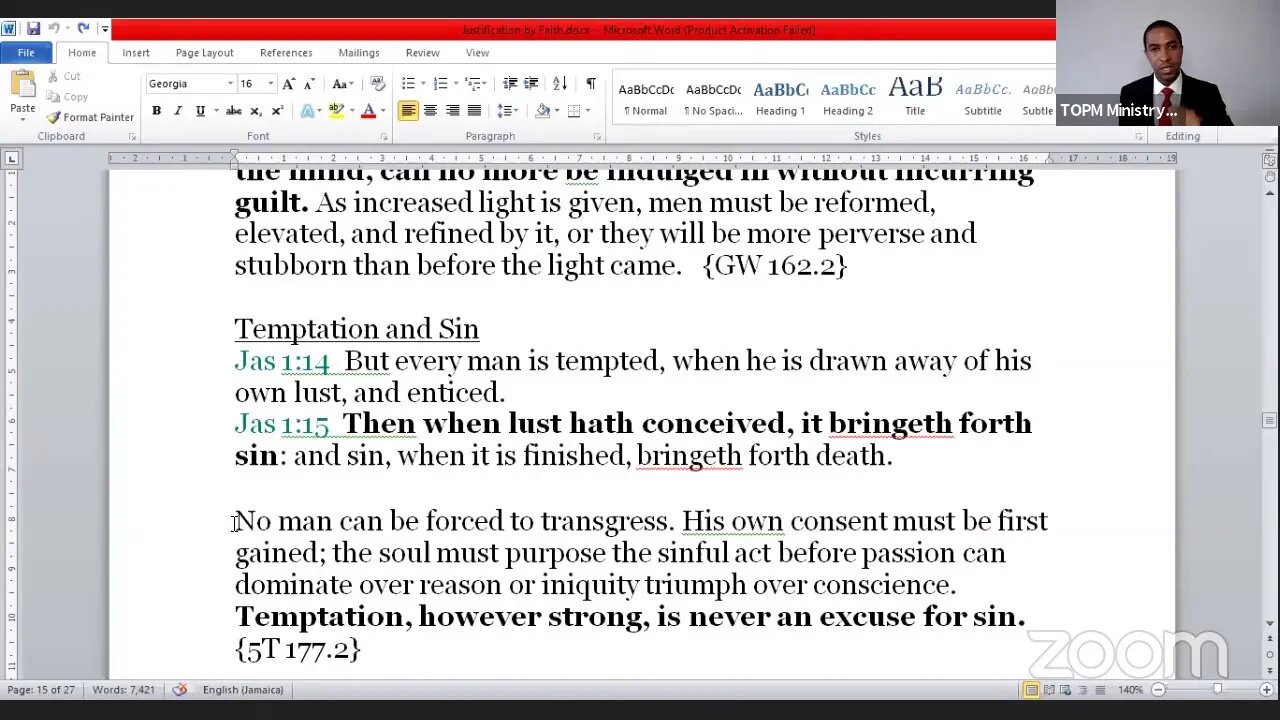 TOPM Ministry's Lesson Study