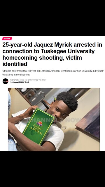 25-year-old Jaquez Myrick arrested in connection to Tuskegee U homecoming shooting,