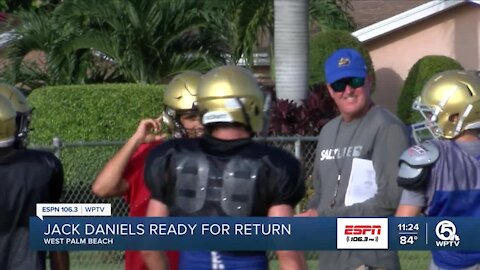 Jack Daniels set for return to sidelines