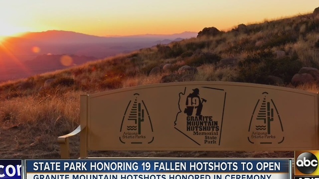 Parck honoring 19 fallen Granite Mountain hotshots set to open