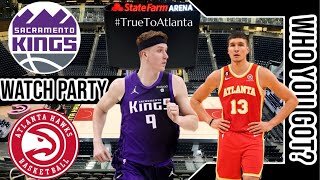 Atlanta Hawks vs Sacramento Kings | Play by Play | Reaction Watch Party Stream | NBA 2024 Game🏀🔥