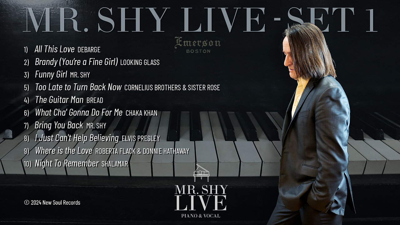 Mr. Shy Live on Piano & Vocal 2024 – Set 1