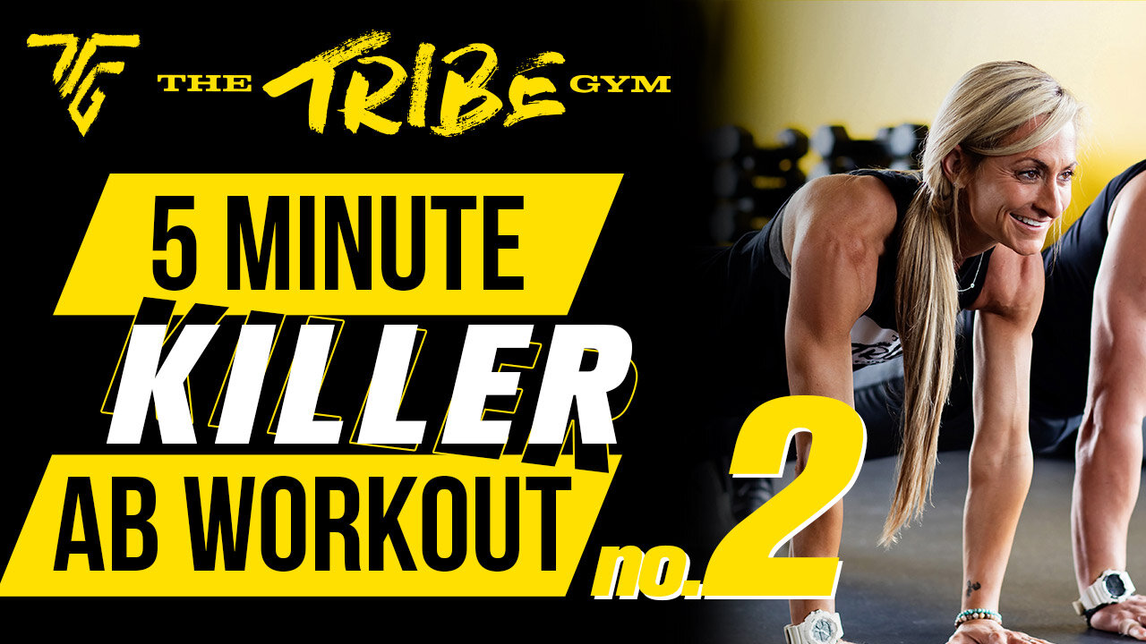 5 Minute HIIT Workout Episode 30: 5 Minute Killer Ab Blaster Workout #2 - No Equipment