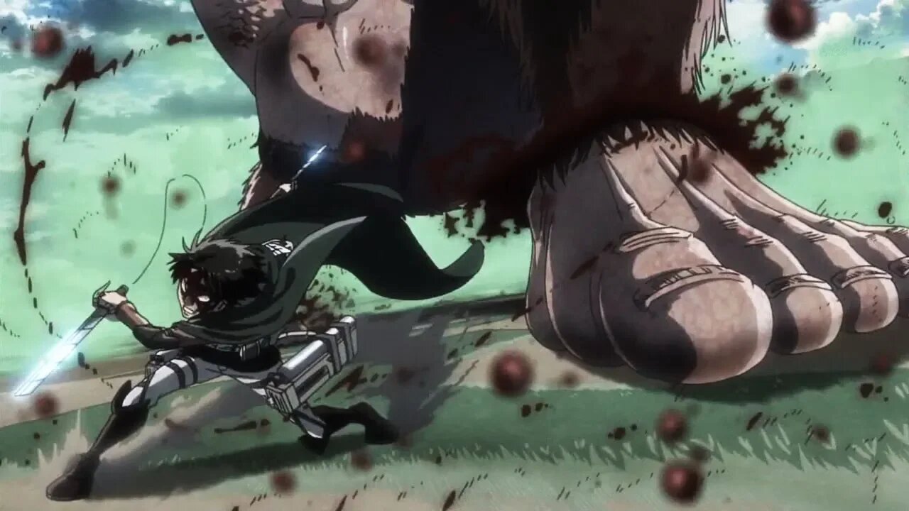 Levi vs Beast Titan - Attack on Titan Season 3