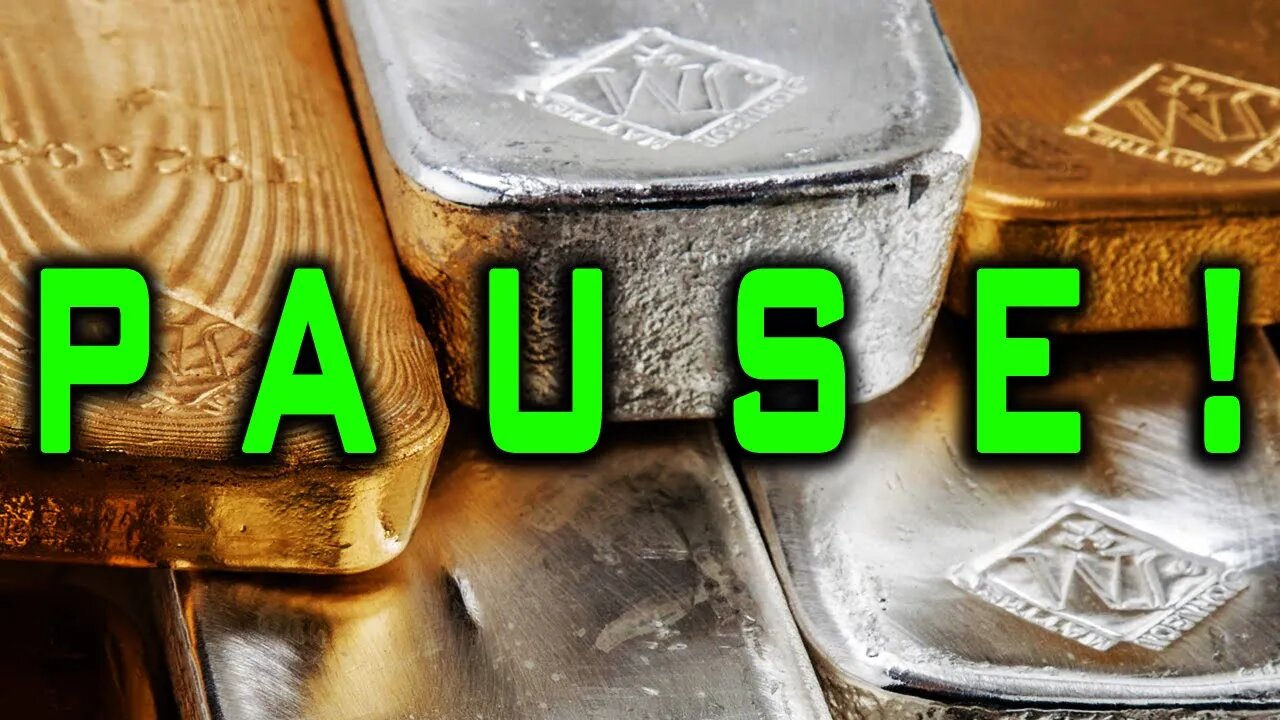 Precious Metals Give Corrective Pause