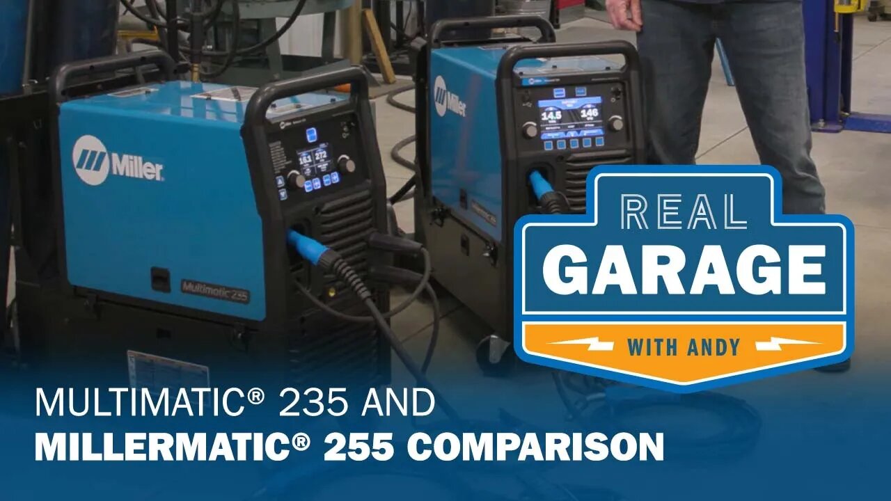 Multimatic 235 and Millermatic 255 Comparison (Real Gear)