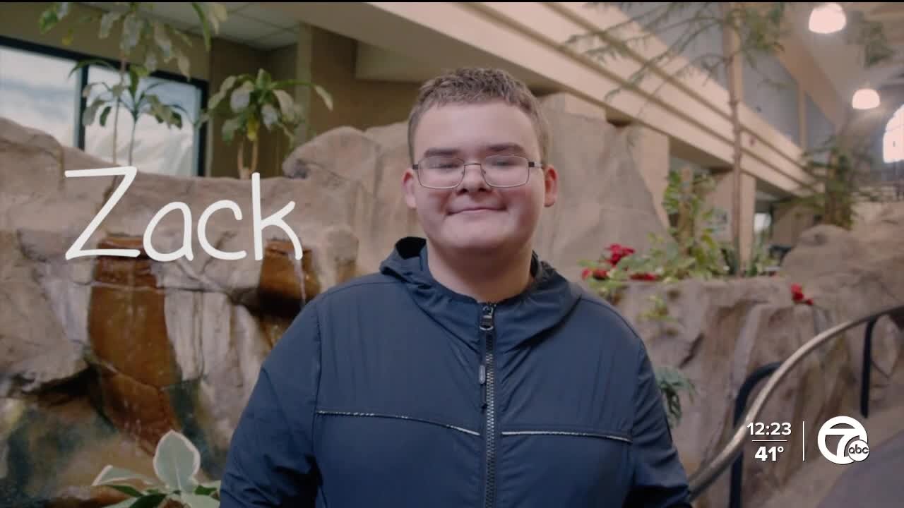 14-year-old Zack wants to be a truck driver when he grows up