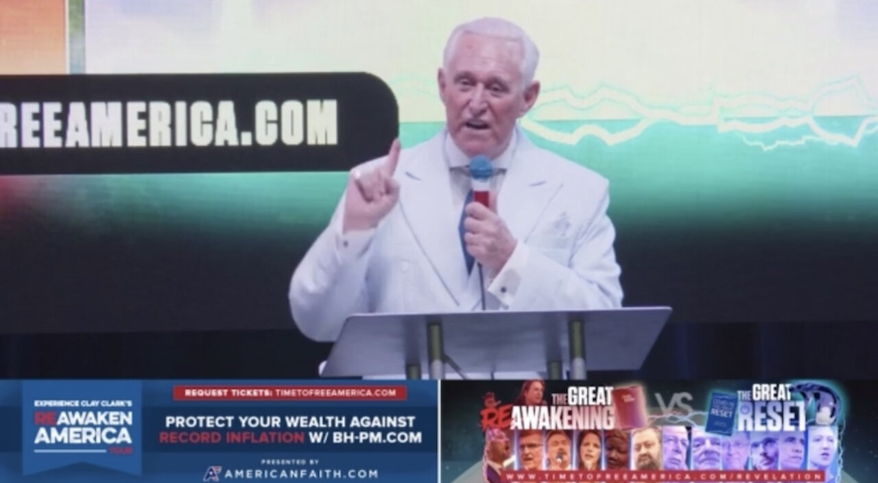 Roger Stone Rocks The House at ReAwaken America Tour Las Vegas